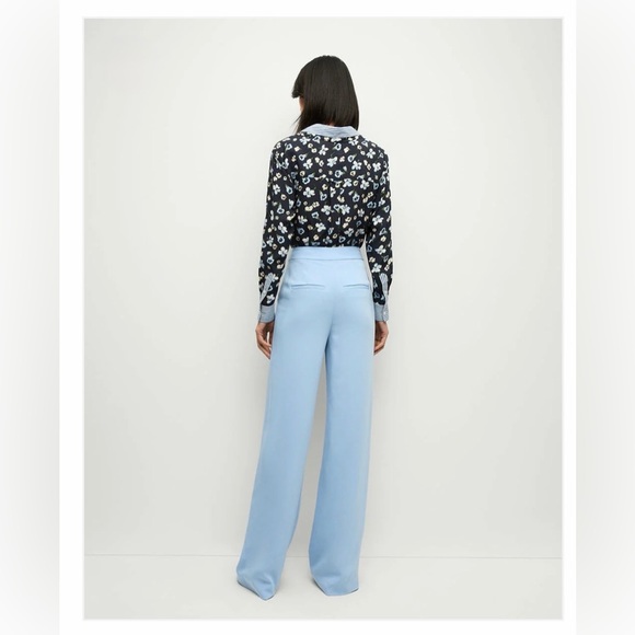 Veronica Beard Edia Pant in Blue Sky, size 4 Perfect Spring Summer Color - Picture 4 of 10